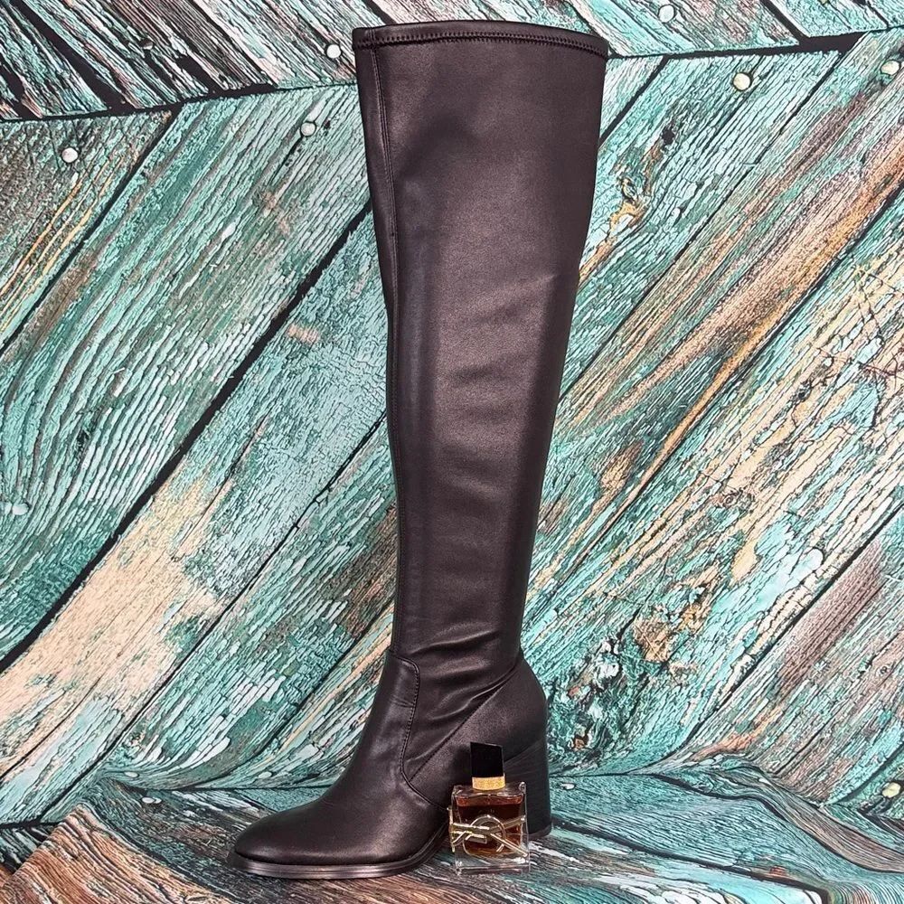 Steve Madden Black Over the Knee Boots